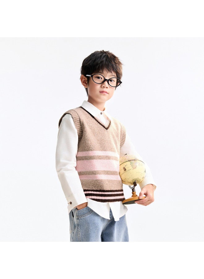 Annil Kids' V-neck Vest For Boys And Girls - New Arrival For Fall 2025 - Image 3