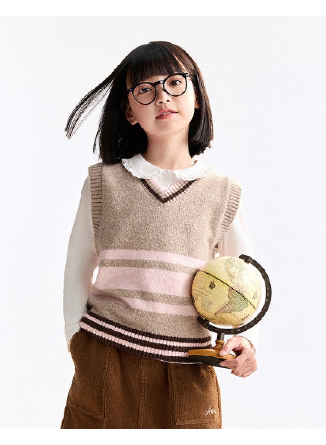 Annil Kids' V-neck Vest For Boys And Girls - New Arrival For Fall 2025 - Image 1