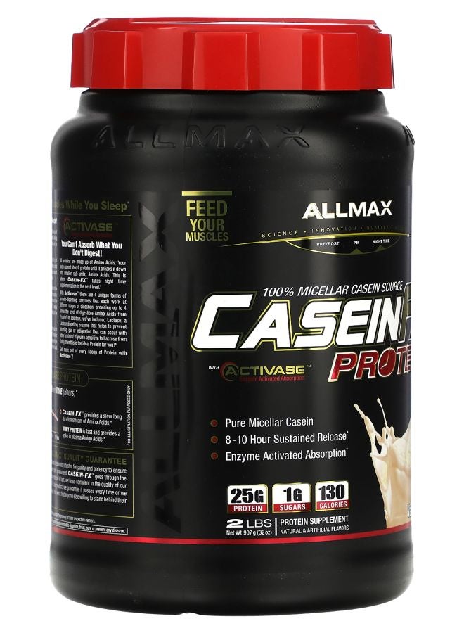 Allmax كازين-إف إكس™ بروتين كازين ميكلي 100% فانيليا 2 رطل (907 جرام) - Image 2
