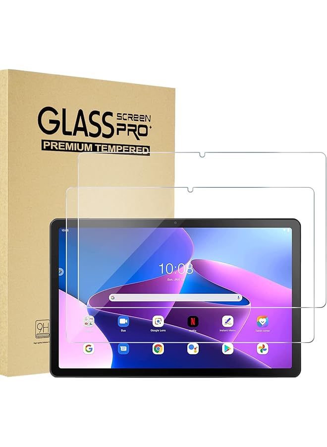 Procases 2 Pack Screen Protector For Lenovo Tab M10 Plus 3Rd Gen 10.6 Inch 2022 Tempered Glass Screen Film Guard For 10.6 Inch Lenovo Tab M10 Plus Gen 3 Tb125Fu Tb128Fu Tb128Xu 2022 Release - Image 1