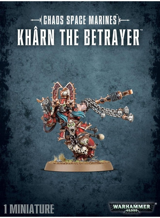 Games Workshop 99120102060" Kharn The Betrayer, Black for 12 years to 99 years