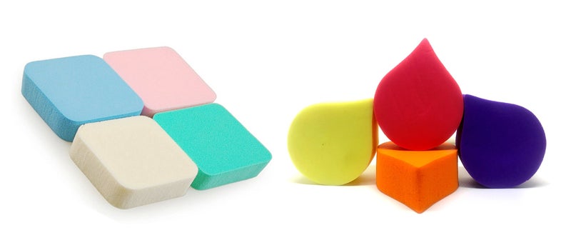 Out of the Box Kelley Pack of 8 Imported Make up Blending Cosmetic Conceler, Powder, Foundation Sponge Puff - Image 4