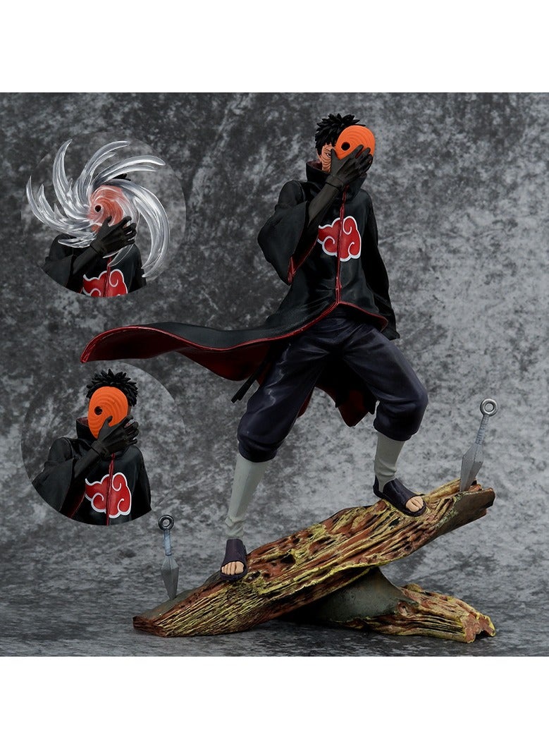 General Naruto GK Uchiha A Fire Tsuchi Changeable Head Handmade Model Decor Anime Merchandise Gift 26cm  - Image 1