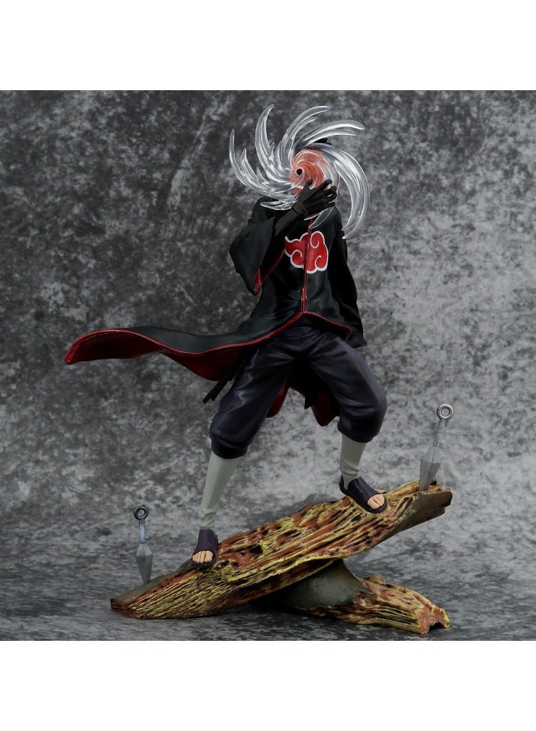 General Naruto GK Uchiha A Fire Tsuchi Changeable Head Handmade Model Decor Anime Merchandise Gift 26cm  - Image 2