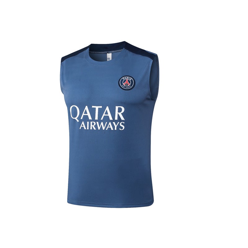 Men's Summer Cotton Training Vest for Football, Running & Gym - Breathable Sport Top