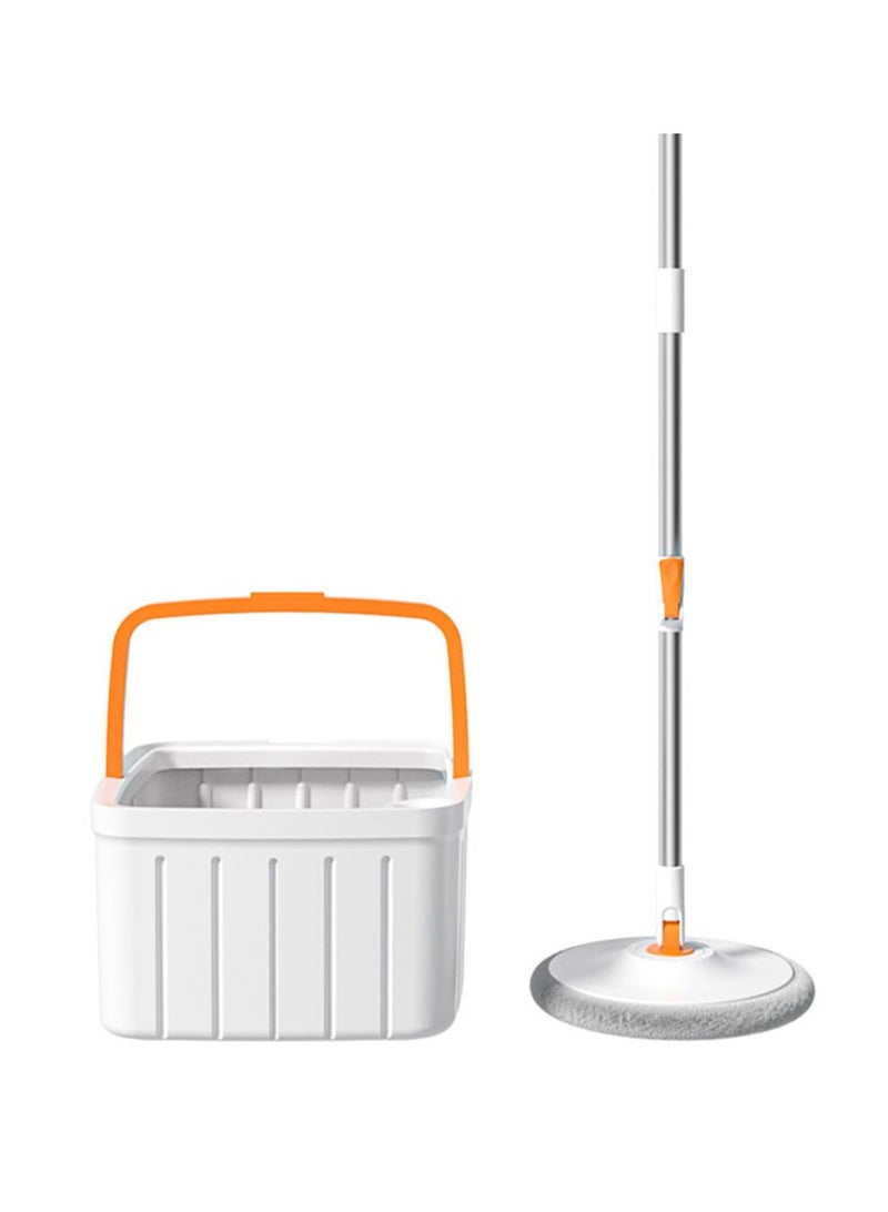 Arabest Spin Mop and Bucket Set, Microfiber Floor Mop Perfect, 180° Rotating Mop Head Wet and Dry Use with 2 Washable and Reusable Pad, Mops for Hardwood, Tile - Image 1