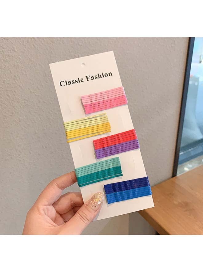 50 PCS Hair Styling Clips, Metal Bobby Pins for Thick Hair,Great for All Hair Types Hair Pins for Girls Women (5.5cm),Multicolor - Image 3