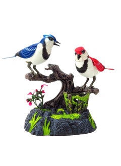 PowerTRC PowerTRC Baltimore Blue Jay Set | Realistic Birds | Toy Bird Pets | Sound Activated | for Enchanting Indoor Ambiance  - Image 1