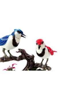 PowerTRC PowerTRC Baltimore Blue Jay Set | Realistic Birds | Toy Bird Pets | Sound Activated | for Enchanting Indoor Ambiance  - Image 4