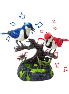 PowerTRC PowerTRC Baltimore Blue Jay Set | Realistic Birds | Toy Bird Pets | Sound Activated | for Enchanting Indoor Ambiance  - Image 3