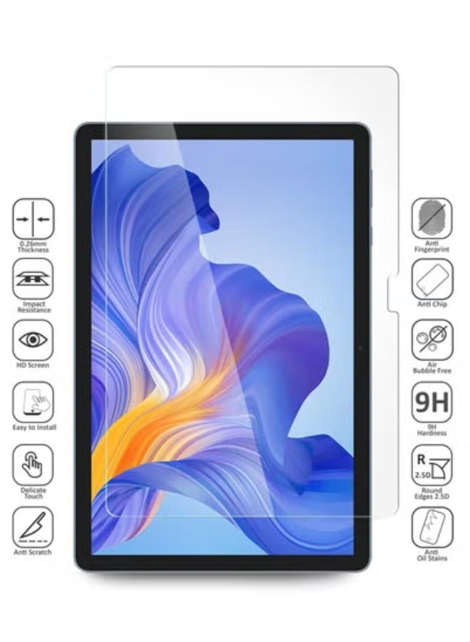 Screen Protector for Honor Pad X8 (10.1 inch, X8), Tempered Glass Film - Clear - Image 2