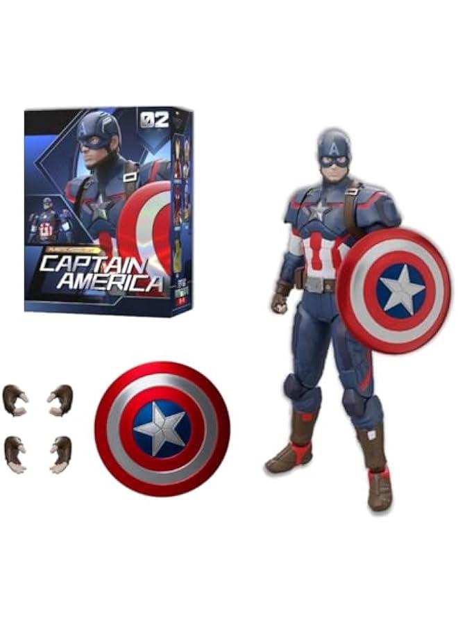 1/12 Scale Infinity Saga America Cap. Assembly Model Kits Easy-Build Series Series Age 15+  - Image 1