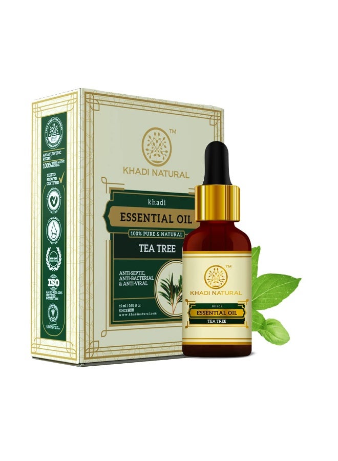 كادي نيتشورال زيت شجرة الشاي الطبيعي النقي من خادي 15 مل - Image 1