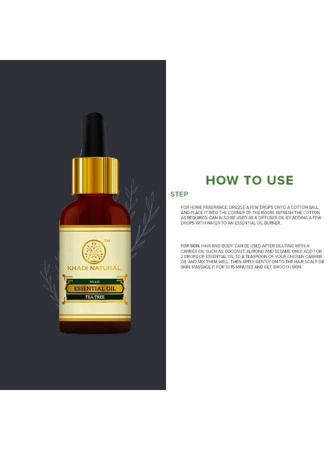 كادي نيتشورال زيت شجرة الشاي الطبيعي النقي من خادي 15 مل - Image 4
