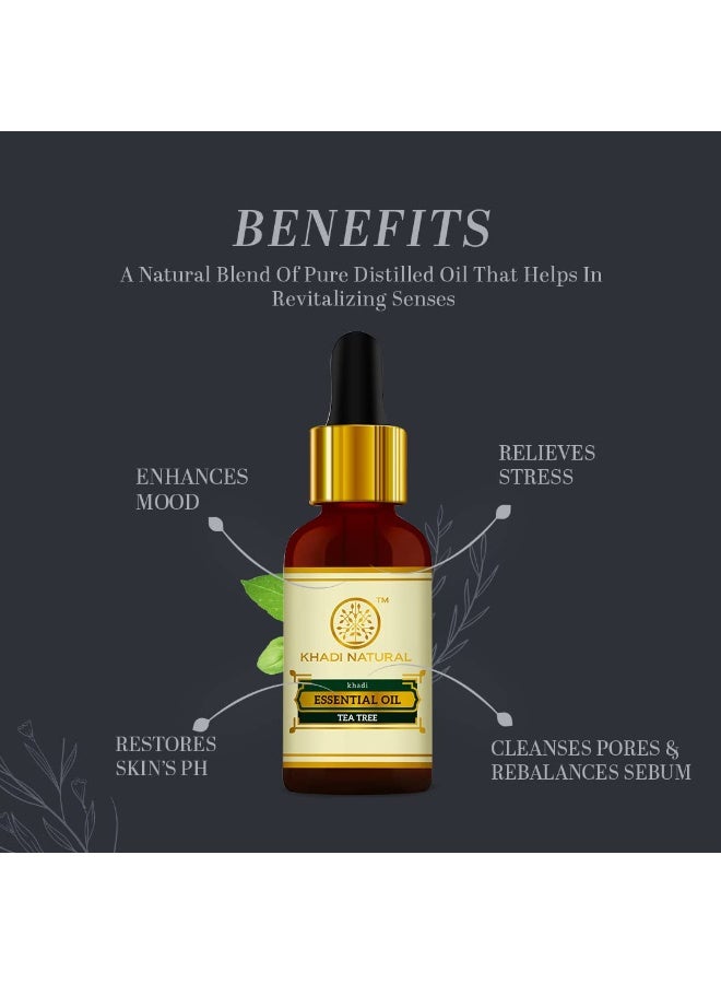 كادي نيتشورال زيت شجرة الشاي الطبيعي النقي من خادي 15 مل - Image 2