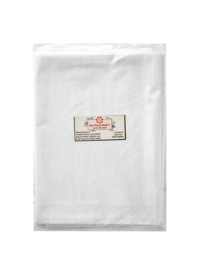 Om Phool Batti قماش قطني من Om Phool Batti للبوذا، أو قماش Mandir Asana/Altar Cloth/Puja Ka Kapda أو عنصر Pooja، (مجموعة من 3 قطع، متعدد الألوان) - Image 4