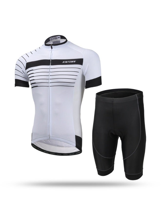 KUYING Summer Short Sleeved Cycling Suit Set 