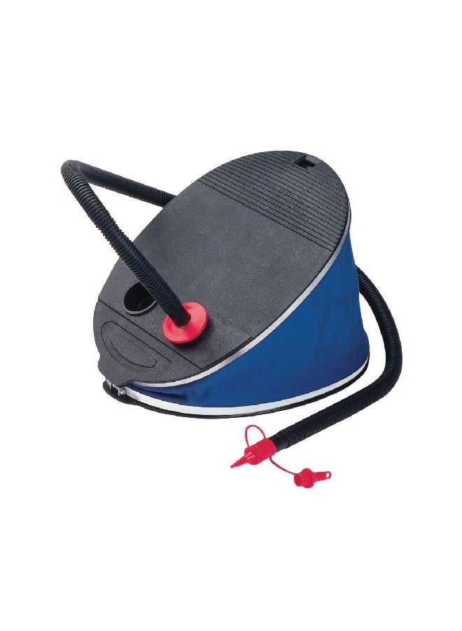 انتكس مضخة هواء يدوية لنفخ المنتجات الكبيرة، باللونين الأسود والأزرق 68610 - Image 1