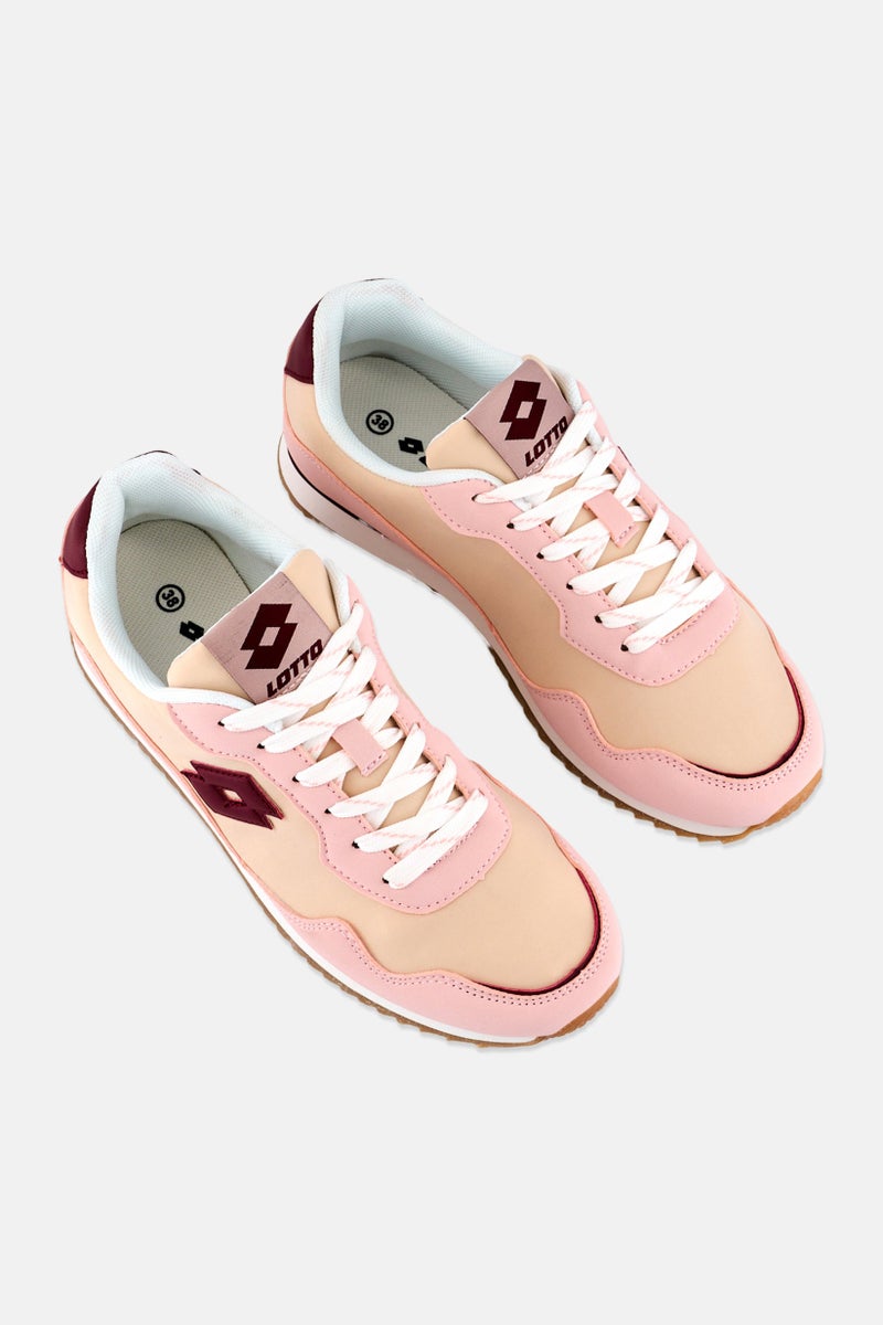 LOTTO Women Lace Up Outdoor Shoes, Multicolor - Image 3