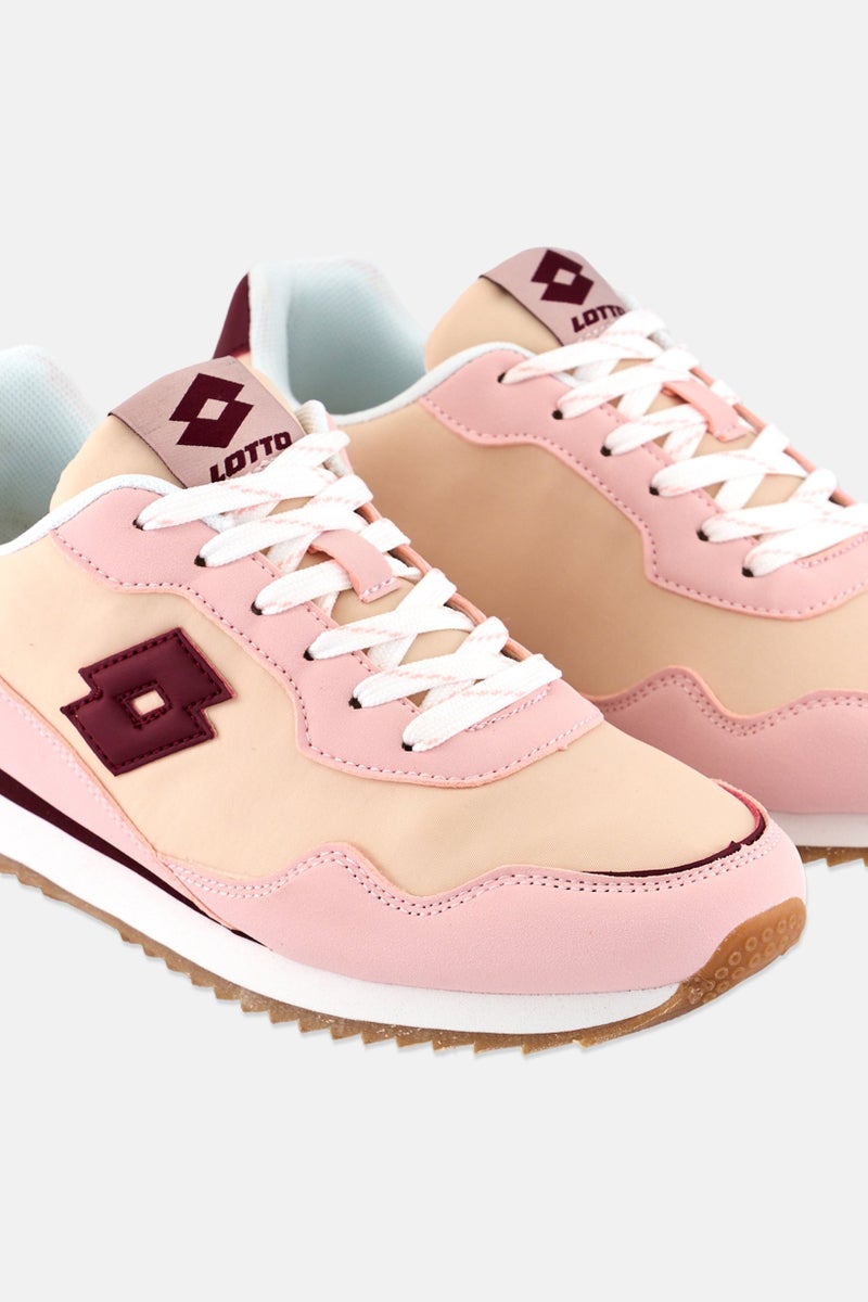 LOTTO Women Lace Up Outdoor Shoes, Multicolor - Image 4