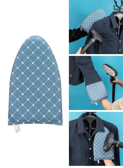 قفازات كي الملابس بالبخار، قفازات مقاومة للبخار، قفاز مقاوم للحرارة، ملحقات مكواة البخار للملابس (أزرق)