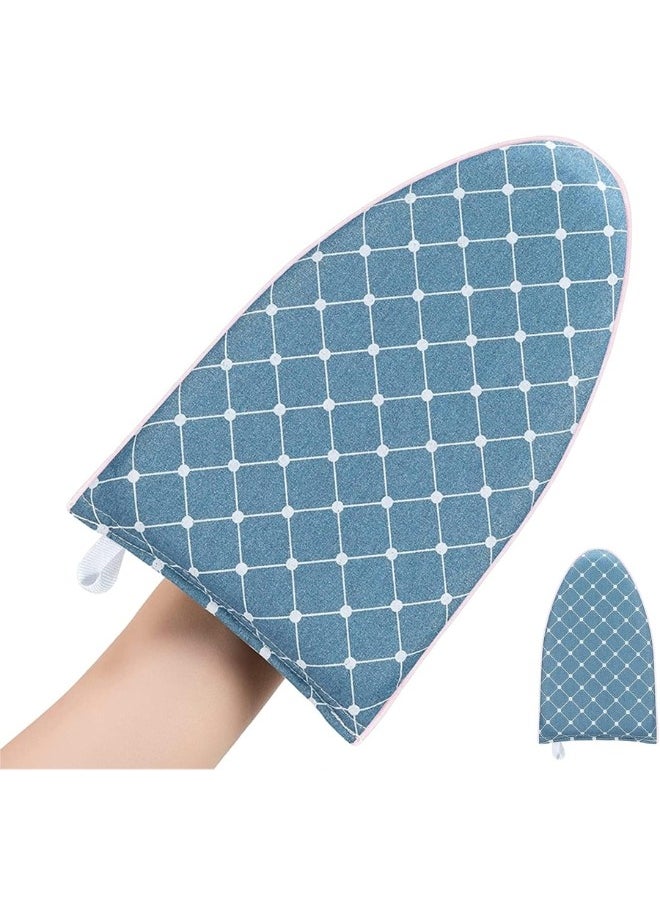 Generic Garment Steamer Ironing Gloves Anti Steam Glove Heat Resistant Garment Steamer Mitt Garment Steamer Accessories for Clothes (Blue)  - Image 2