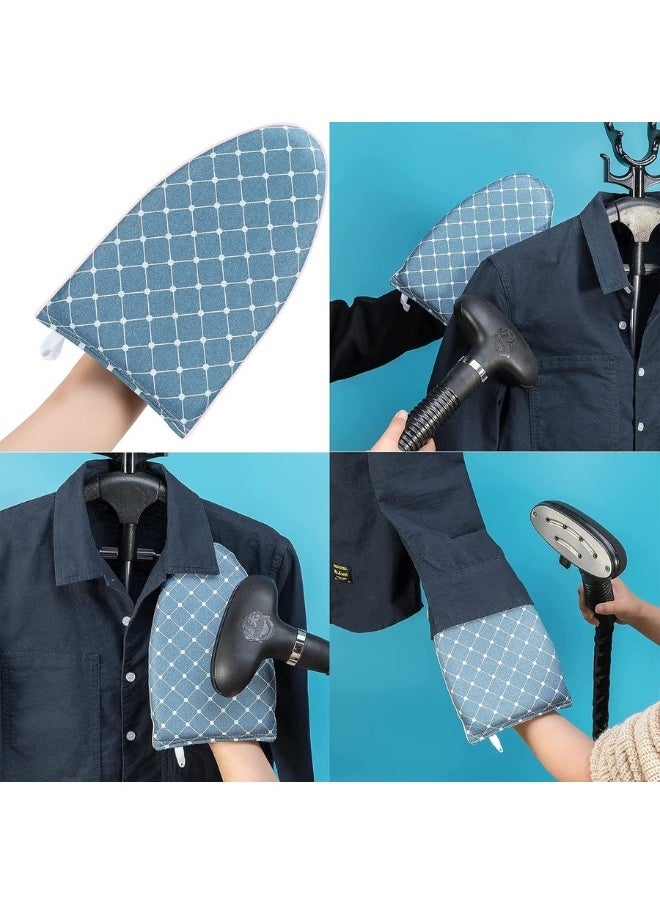 Generic Garment Steamer Ironing Gloves Anti Steam Glove Heat Resistant Garment Steamer Mitt Garment Steamer Accessories for Clothes (Blue)  - Image 3