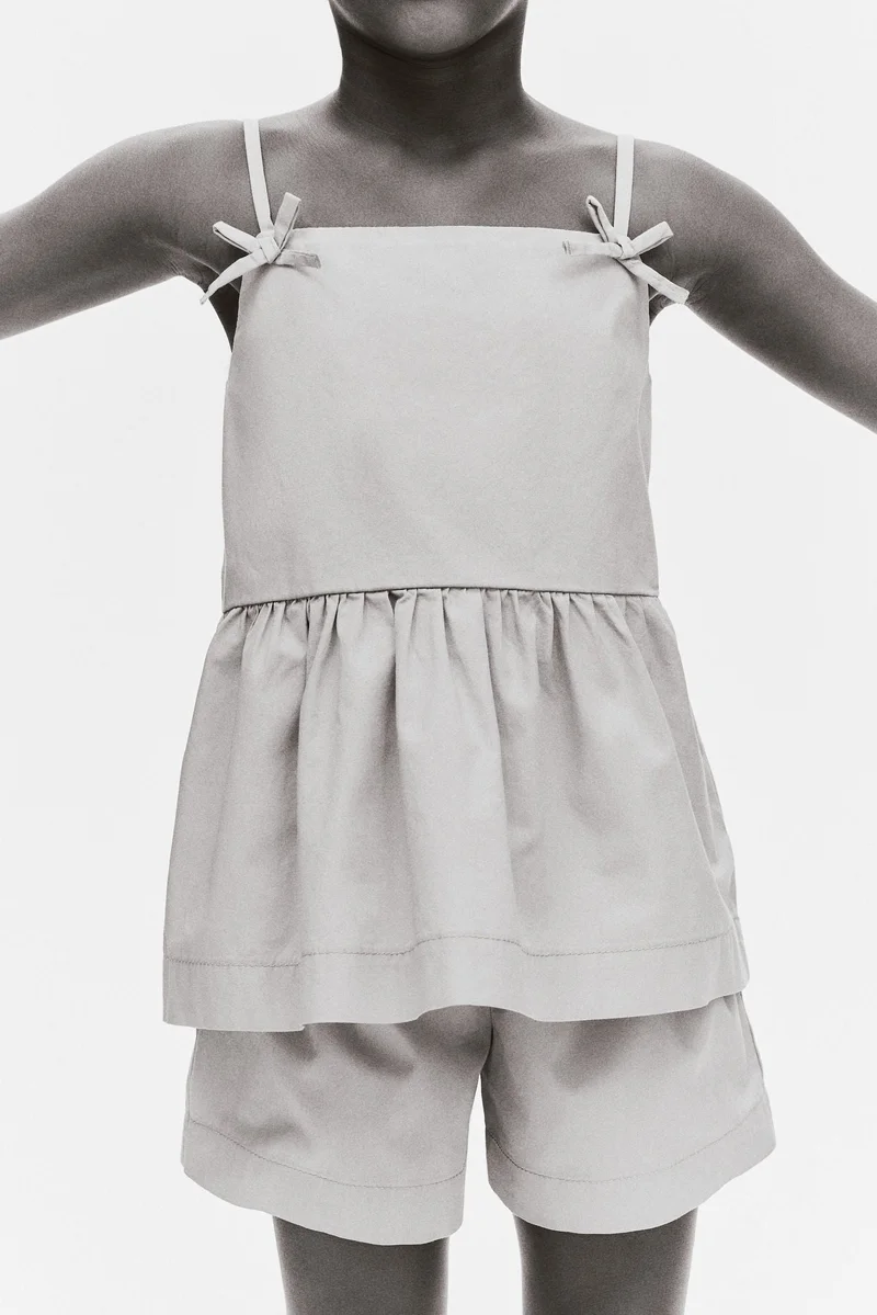 H&M 2-piece cotton poplin set