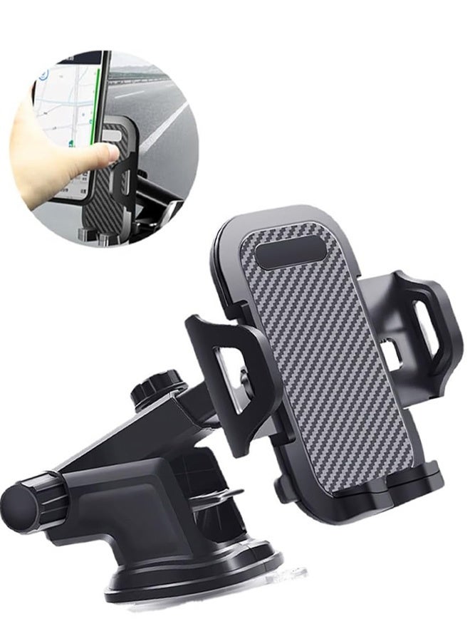 Car Phone Holder 360° Rotation Phone Holders for Your Car Quick Release Adjustable Car Phone Mount Dashboard for iPhone16/iPhone15/iPhone 15 Plus All Smartphone