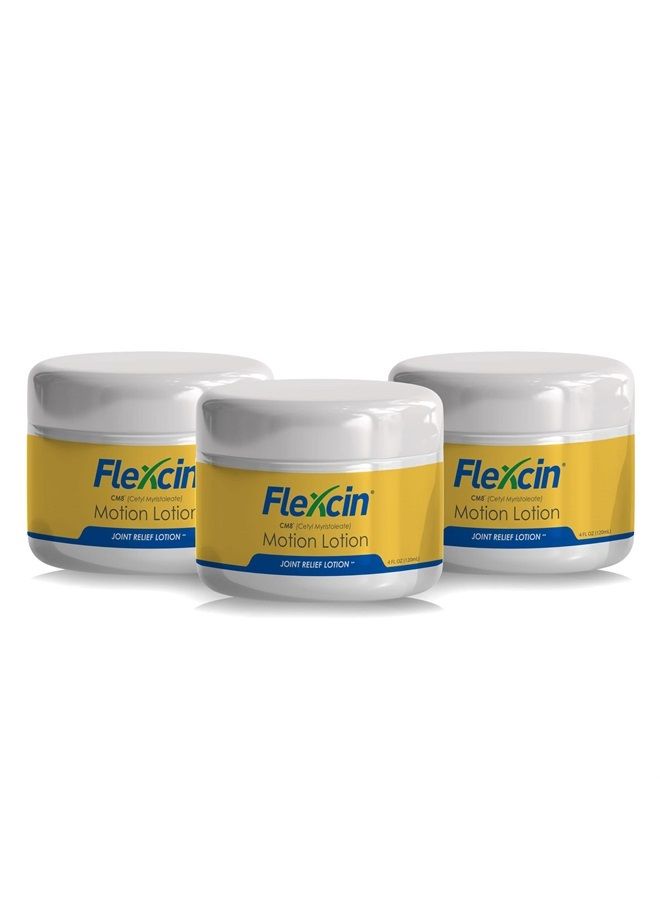 Flexcin with CM8 Motion Lotion 3 Pack 4 oz jar - Image 1
