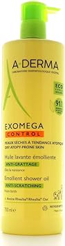 A-DERMA ADERMA Exomega Control Emollient Shower Oil AntiScratching 750ml 