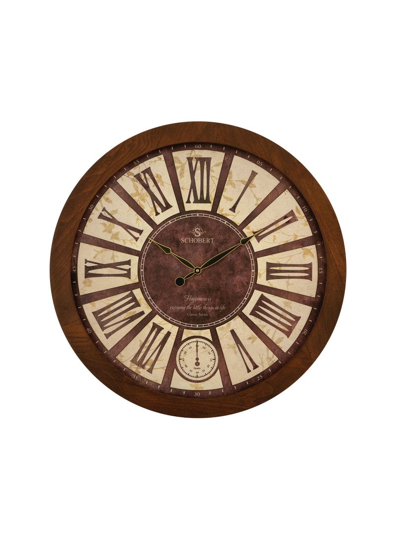 Schobert Wooden Wall Clock - Image 1