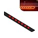 Zosgrew 1 PC Third Brake Light Decal Cute HeartShaped High Brake Light Sticker SelfAdhesive Tail Lights Decals Universal for Most Cars Trucks SUVs Carbon Fiber - Image 2