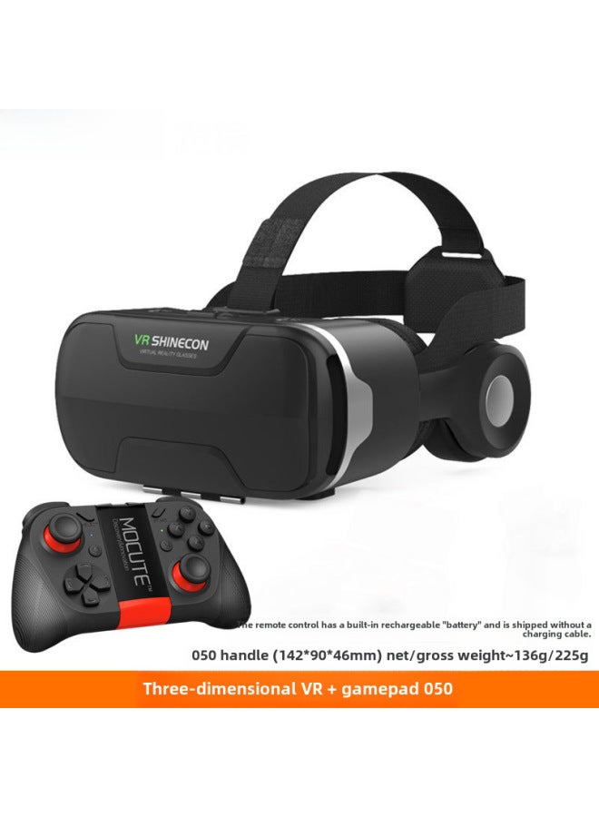 مجموعة مختارة عبر الحدود من نظارات ثلاثية الأبعاد ونظارات سحرية وسماعات رأس غامرة ونظارات الواقع الافتراضي الذكية الكل في واحد - اللون: ستيريو VR +050 لوحة ألعاب - Image 1