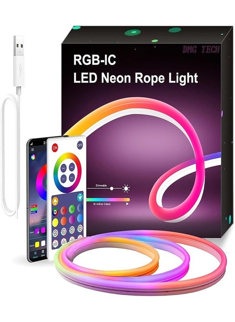 Smart Neon Bar Smart LED Light Bar 3M is Compatible with Alexa Google with APP Controls and WiFi Music Syncing