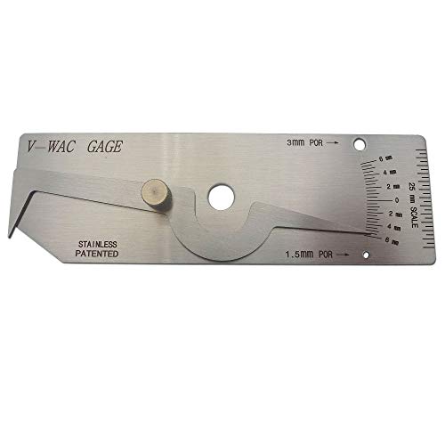 GZTIGWELD V-WAC Gage Single Welding Gauge Inspection Metric - Image 3