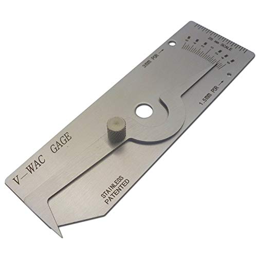 GZTIGWELD V-WAC Gage Single Welding Gauge Inspection Metric - Image 4
