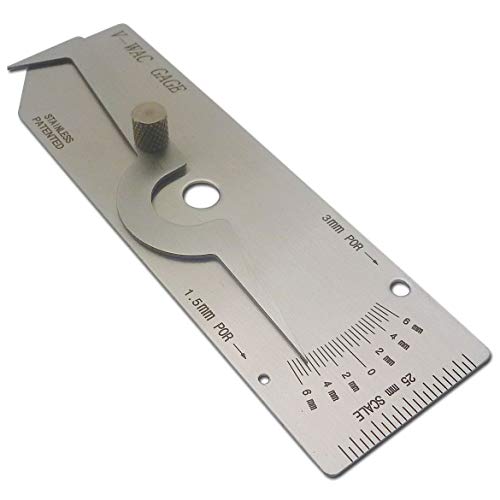 GZTIGWELD V-WAC Gage Single Welding Gauge Inspection Metric - Image 2