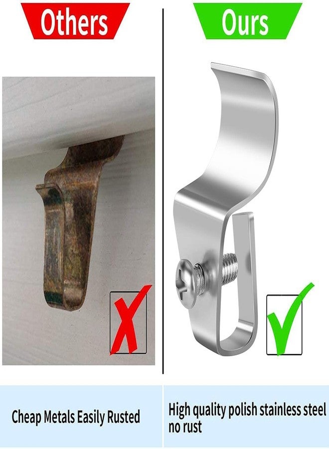 Antimbee 20-Pack No-Hole Needed Outdoor Camera Mount Vinyl Siding Clips Hooks for Blink, Arlo, Ring, No-Damage, No Drilling, Weatherproof 304 Stainless Steel Home Siding Hanger - Image 5