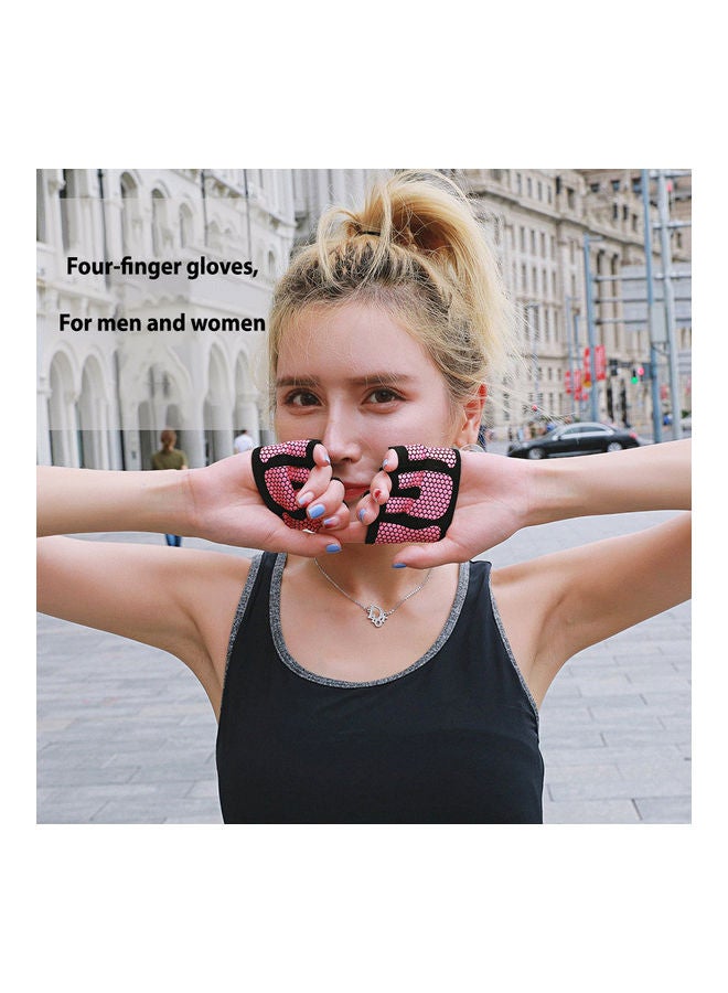 Nariele Anti-Skid Half Finger Yoga Gloves - Image 2