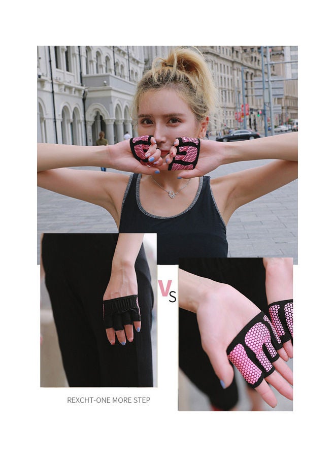 Nariele Anti-Skid Half Finger Yoga Gloves - Image 3