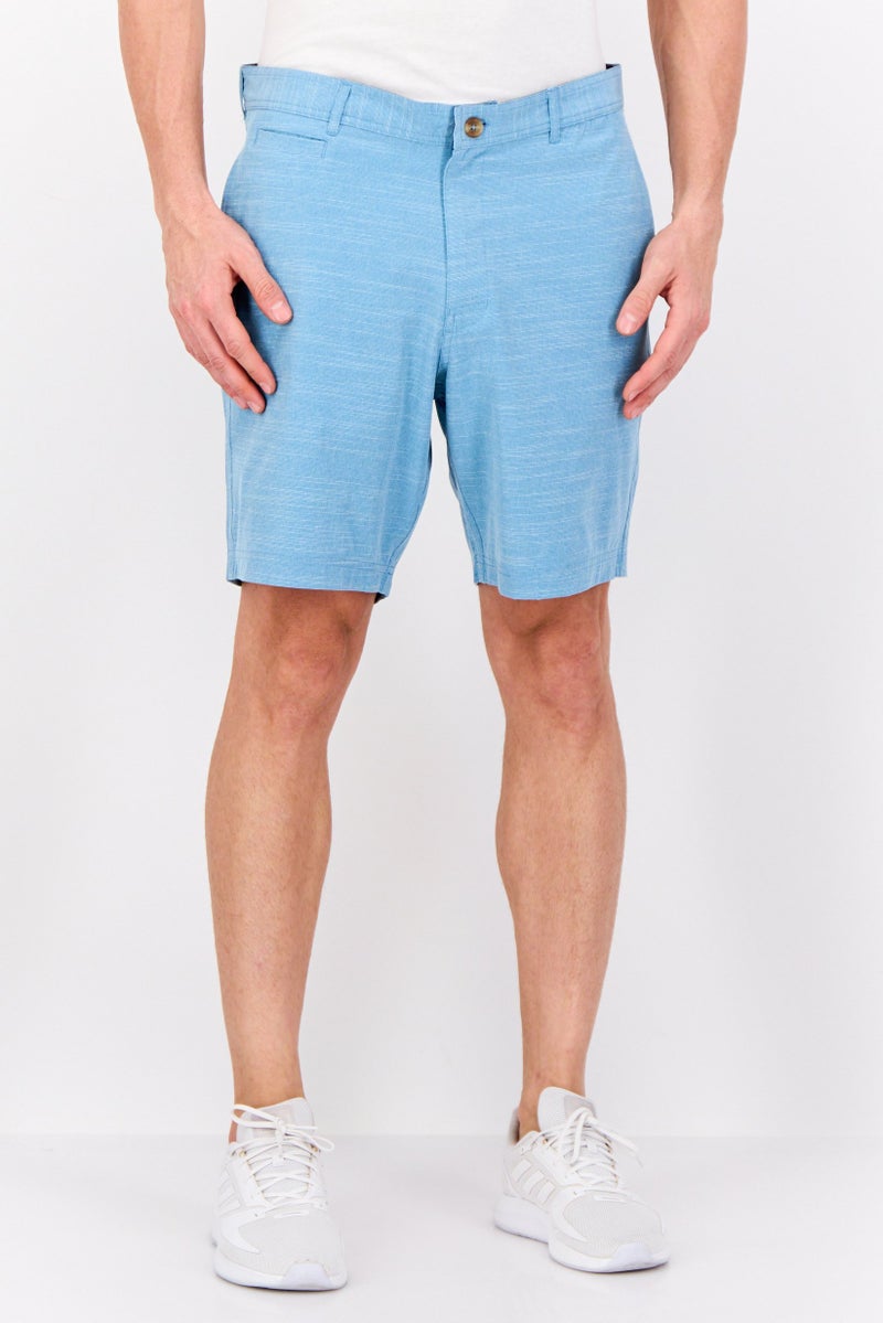 Tailorbyrd Men Performance Fit Outdoor Shorts, Pale Blue - Image 1