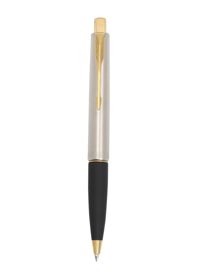 PARKER Parker Frontier Stainless Steel Gold Trim Ball Pen 1 Count Pack ...
