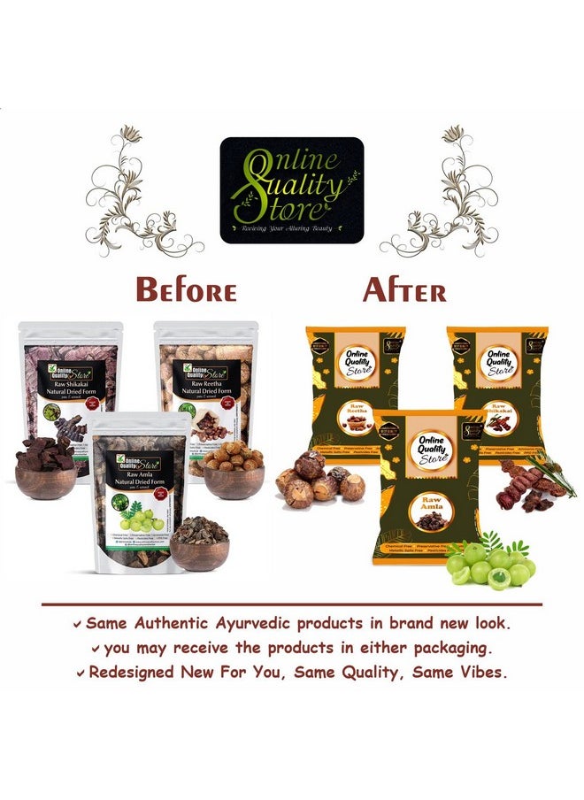 Online Quality Store Online Quality Store reetha amla shikakai combo raw form |Organic Reetha for Hair |Aritha|Reetha|Ritha|Soapnuts (Sapindus Mukorossi) |Indian Gooseberry |dried Shikakai, Acacia Concinna |reetha amla shikakai raw shampoo |hair pack ,900g  - Image 2