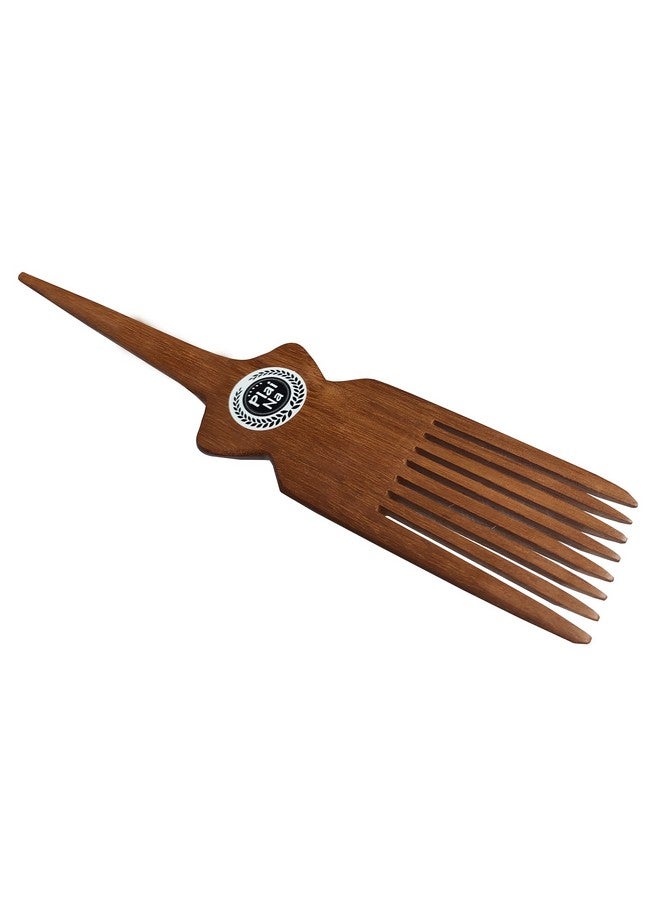 Plai Na Comb For African Hair ;Parting Comb For Braiding Wooden Afro Pick Comb Hair Parting Tool - Image 5