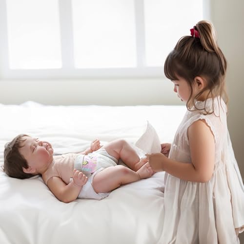 CHAREX Reborn Baby Doll Diapers - 20 Pieces Pack Newborn Diapers, Doll Accessories for 18-24 Inch Reborn Dolls - Image 4