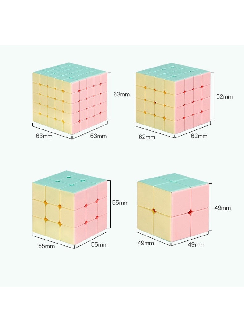 sengso 3x3 SENGSO MoFang Mini Magic Cube – 55mm Educational Puzzle Toy for Kids & Students, Macaron Color - Image 2