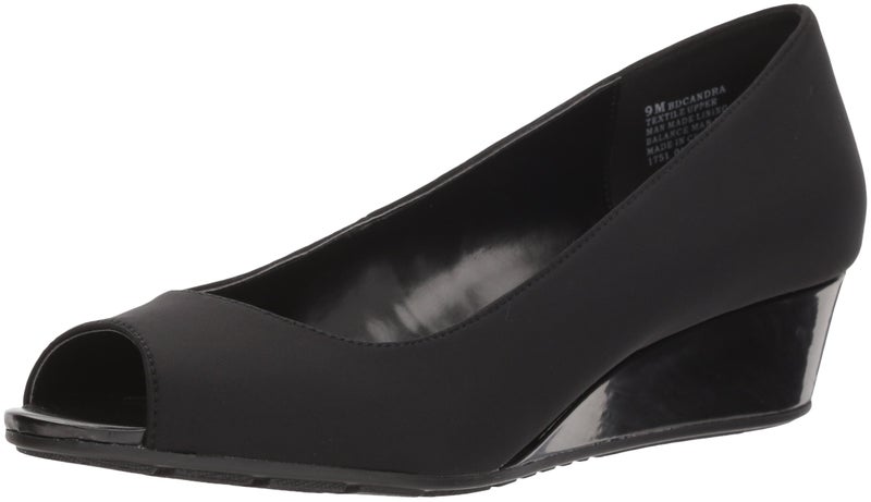 Bandolino Women's Candra Pump, Black Lycra, 10 - Image 3