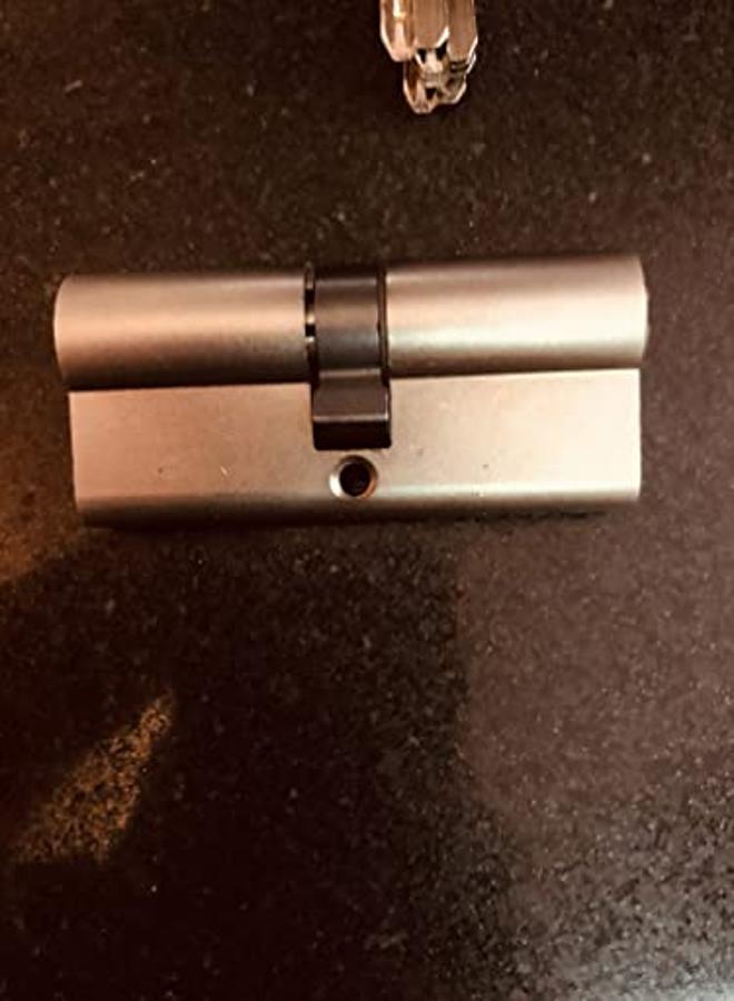 باب أسطوانة من مادة البولي كربونات بلون فضي صلب بطول 5 مفاتيح 7 سم، صنع في السوق الإيطالية icsa - Image 1