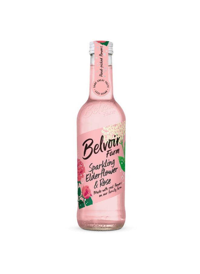Belvoir Farm Elderflower & Rose Sparkling Drink 275ml - Image 1